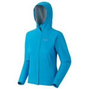 Mountain Hardwear Dry.Q Active Softshell Jacket with Hood - Womens Small